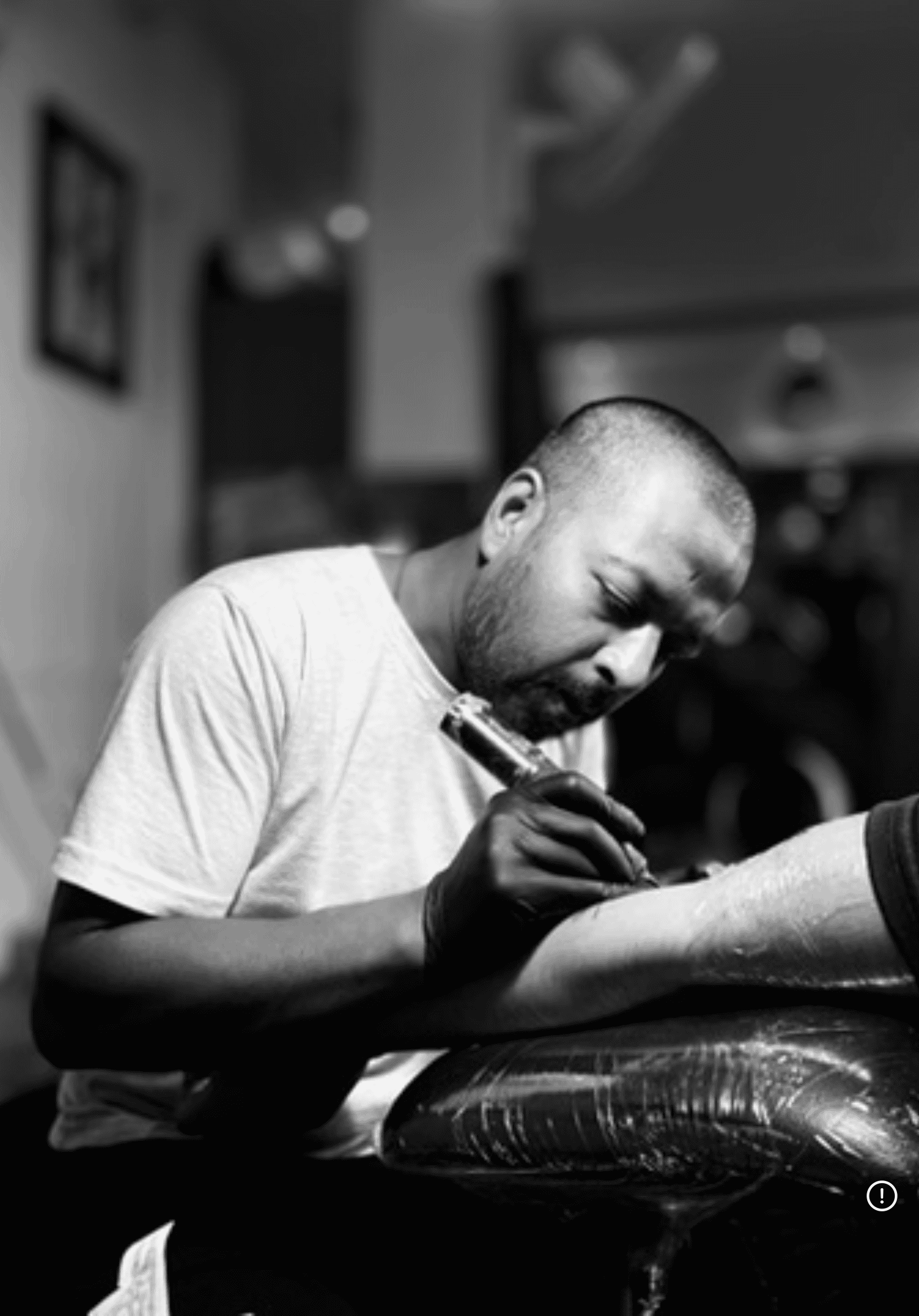 Chetan Salhotra — founder & lead tattoo artist at Inkspace Tattoo Studio, Hauz Khas Village