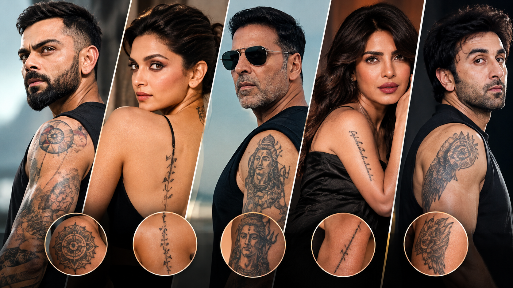 5 Indian Celebrity Tattoos That Changed Tattoo Culture in India | Inkspace Tattoo Studio Blog