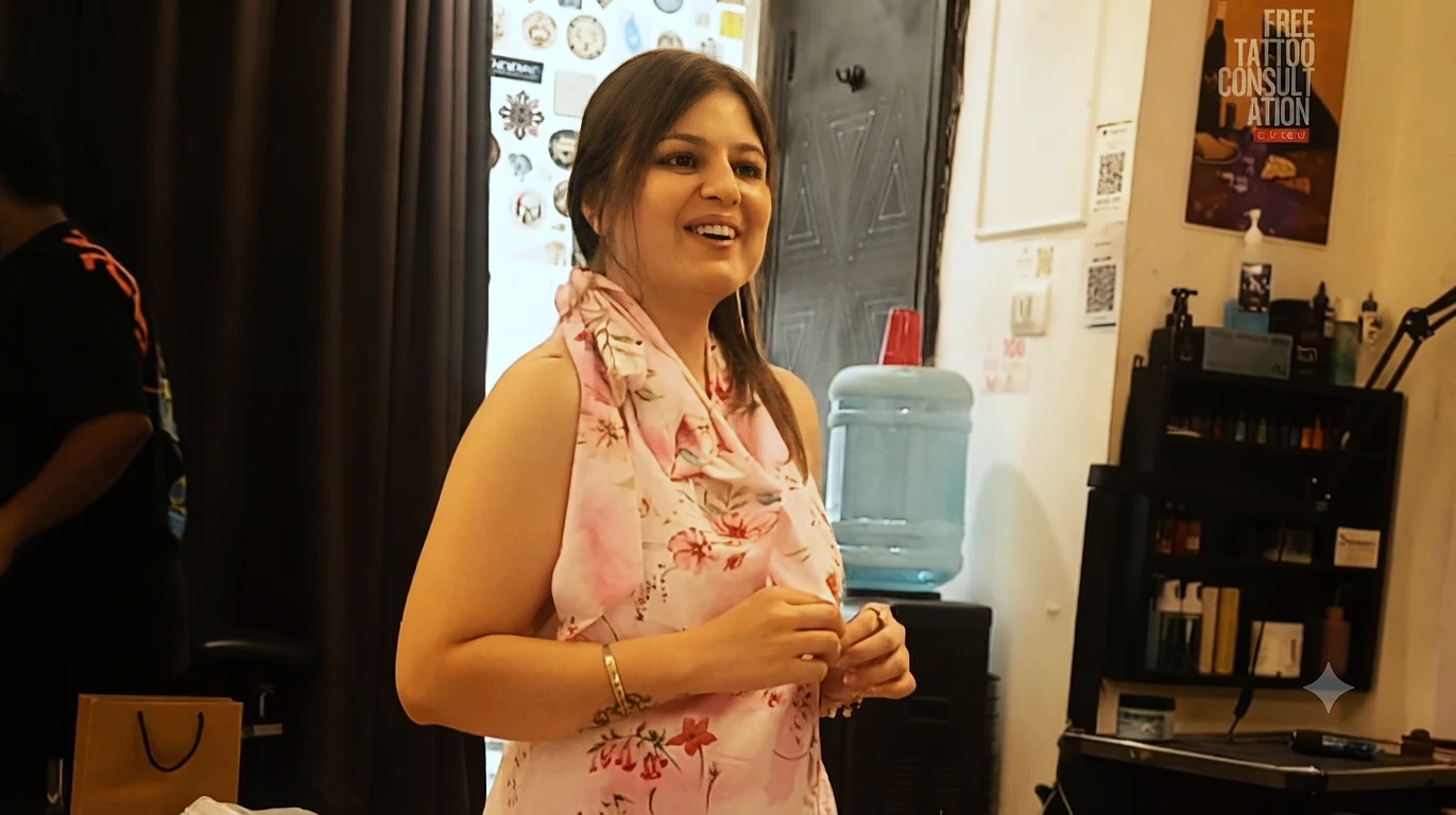 A tattoo artist at Inkspace Tattoo Studio in <a href=