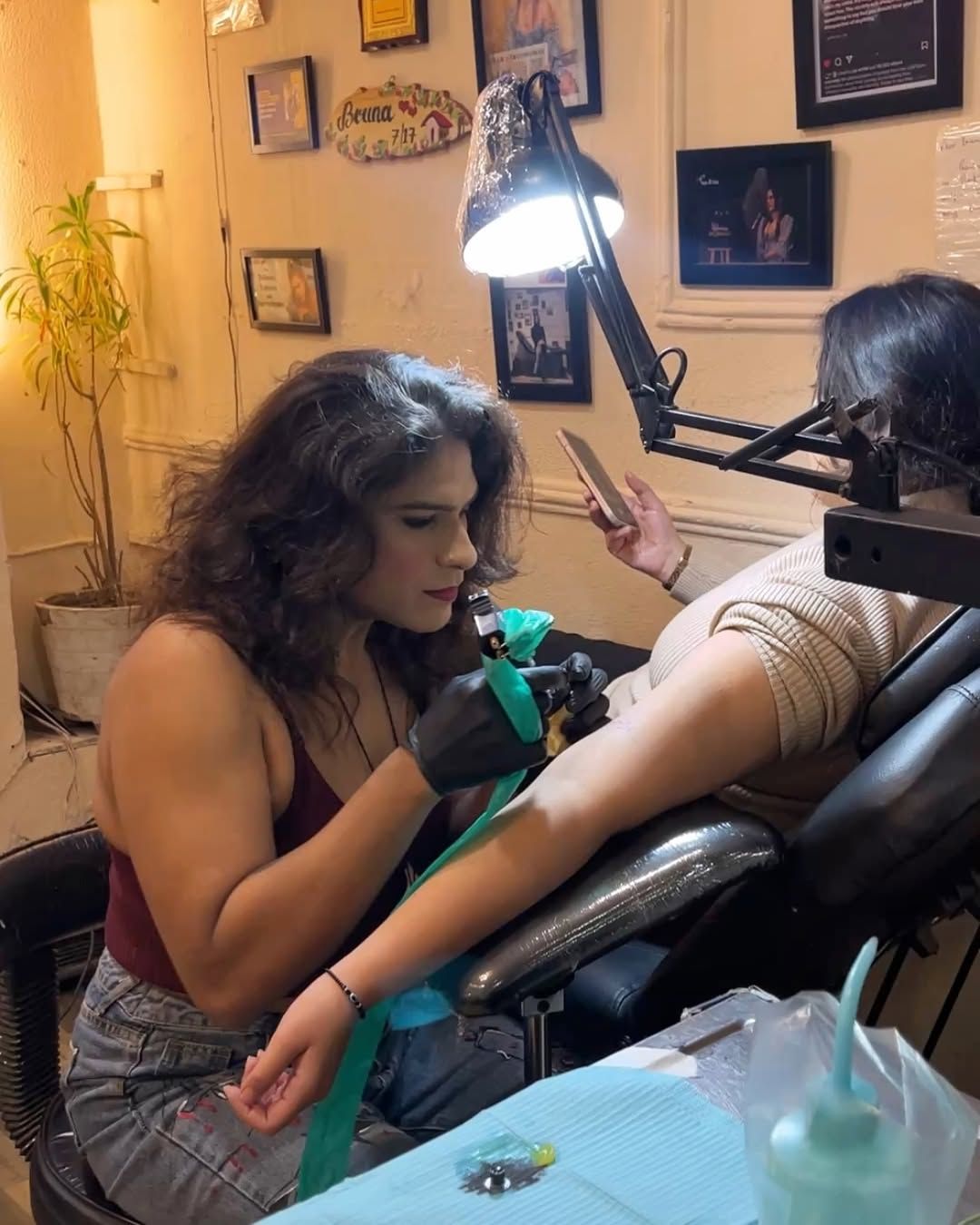 Bruna Freespirit — tattoo artist at Inkspace Delhi