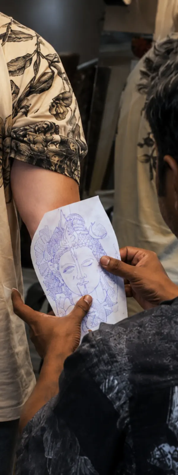 Importance of perfect placement of a tattoo — realism tattoo at Inkspace Hauz Khas Village, New Delhi